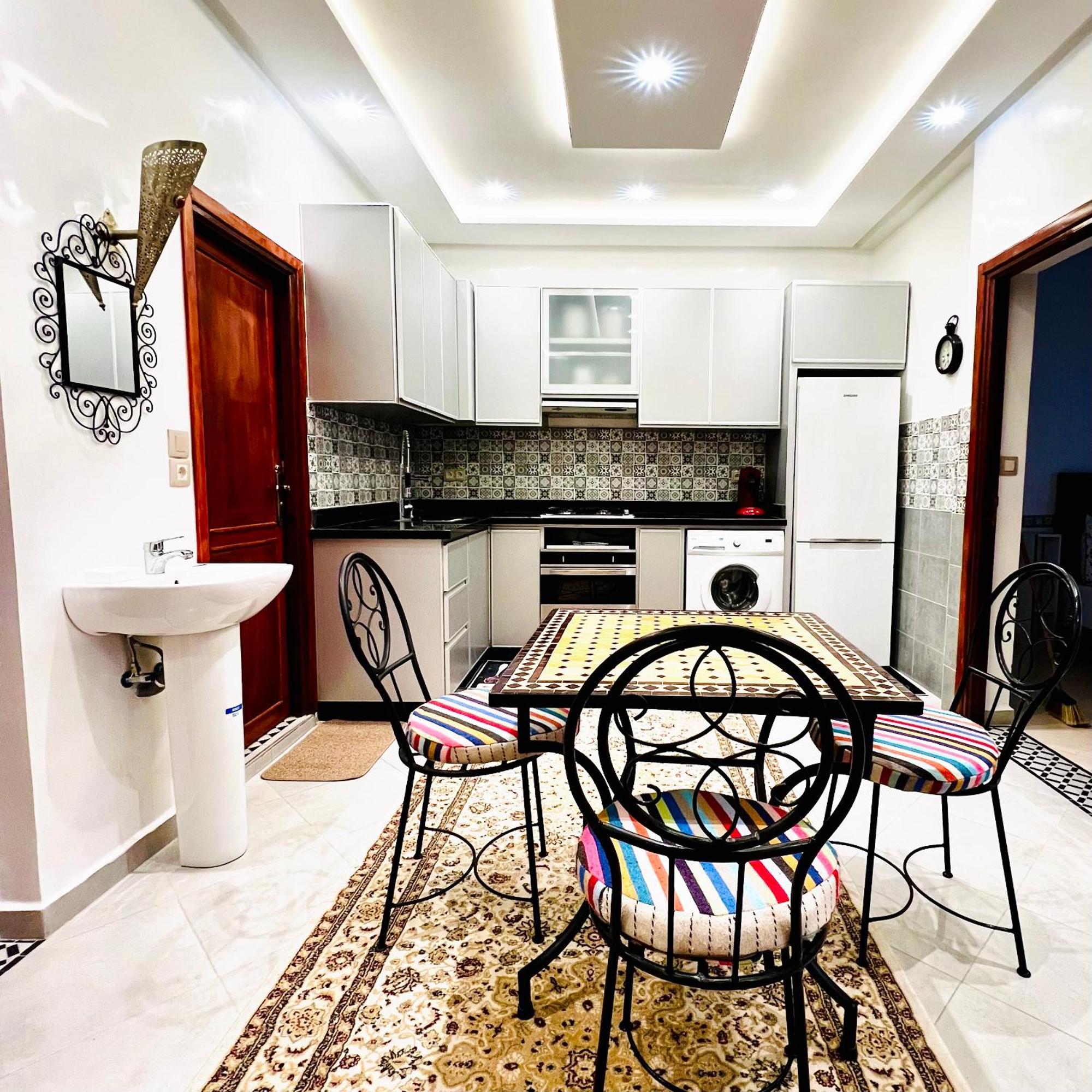 Appartement Proche Aeroport, Dar Nahila Marraquexe Exterior foto